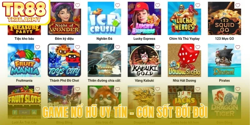 Game nổ hũ uy tín